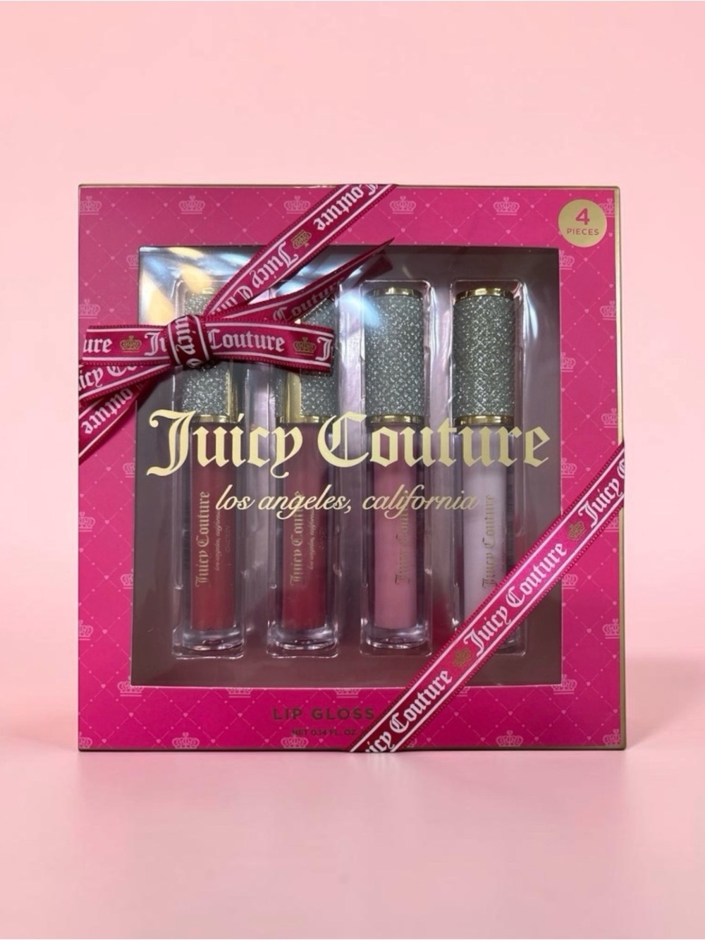 Juicy Couture Lip Gloss Set - Bright Pink & Soft Pink - Picture 2 of 3
